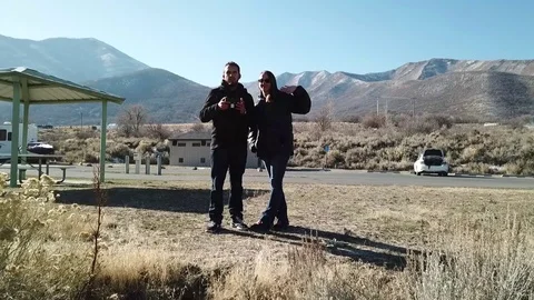 Drone Backs Away Stock Footage 123453345