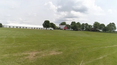 Drone barn reveal Stock Footage 115793208