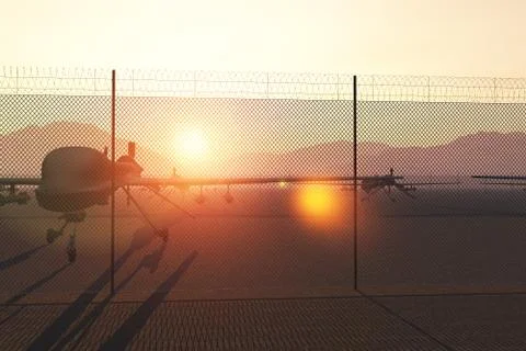 Drone Base  Stock Illustration