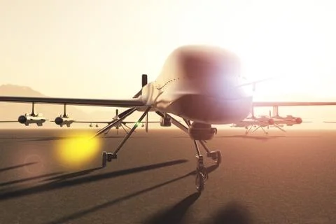 Drone Base  Stock Illustration