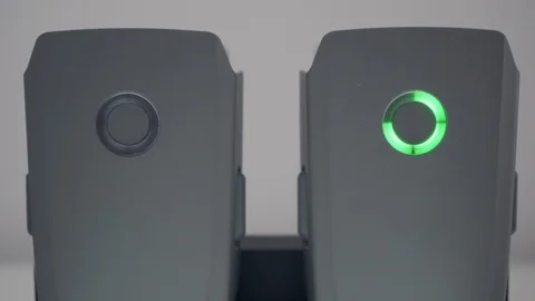 Drone battery, charging Stock Footage 120700685