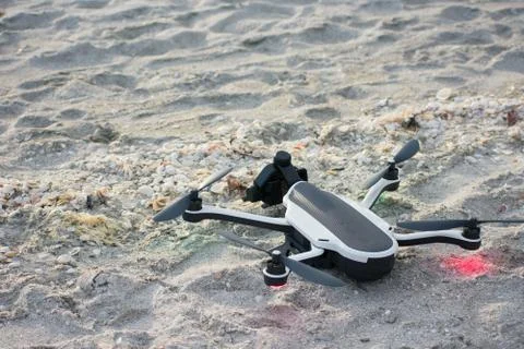 Drone on beach Stock Photos