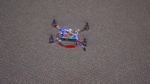 Drone being tested in lab Stock Footage 99053266