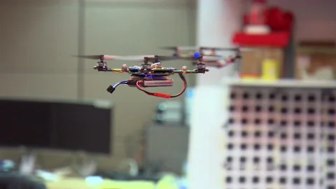 Drone being tested in lab Video stock 99307701