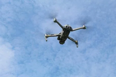 Drone blue sky Foto stock