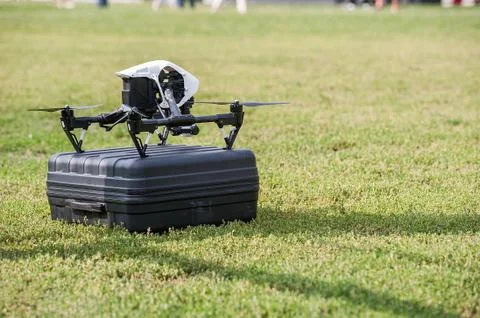Drone on the box Stock-Fotos