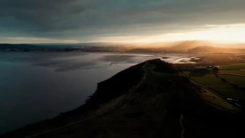 Drone at Brean Down Vidéo 308425535