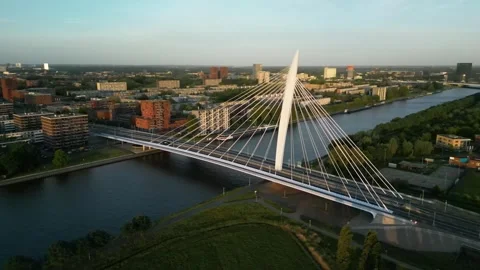 Drone Bridge 動画素材 244399647