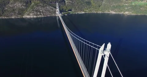 Drone. Bridge. Reveal. Stock Footage 78158922