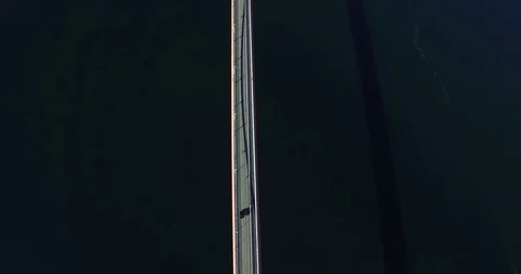 Drone. Bridge. Straight down shot. Stock Footage 78158915