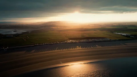 Drone at Burnham-On-Sea Vidéo 308593114