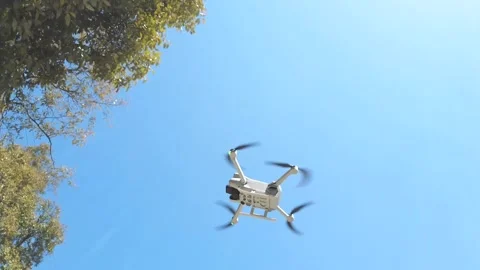 Drone Camera in the Blue Sky 動画素材 251848965