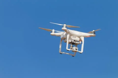 Drone Camera Blue Sky Stock Photos