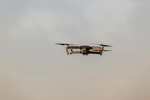 Drone  Camera Flying Closeup Stock Photos