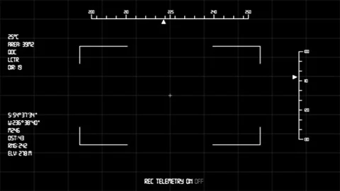 Drone Camera Overlay 스톡 동영상 322138200
