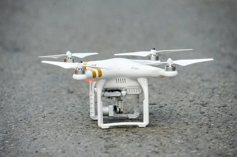 Drone with camera Stock Photos