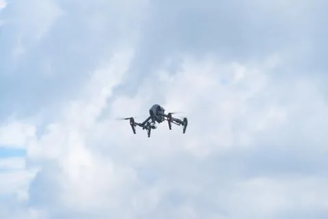 Drone with camera Stock Photos