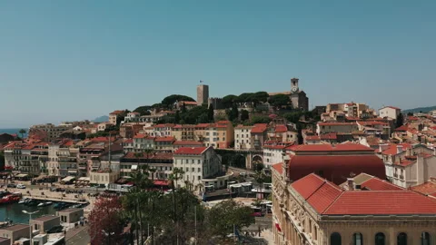 Drone at Cannes Stock Footage 308593030