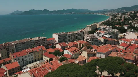 Drone at Cannes Stock Footage 308593988