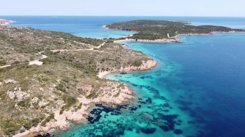 Drone Caprera Stock Footage 247207178