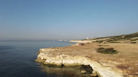 Drone capture at the seashore Video stock 149429954