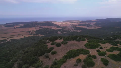 Drone Captures Breathtaking Panoramic Views Over Karpaz Peninsula, Northern Stock Footage 329929030
