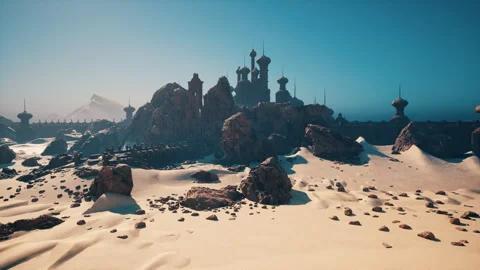 Drone captures expansive view of coast with interesting textures Stock Footage 327183917