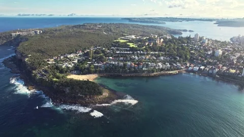 Drone Captures Seaside Property Details, Seaside Neighborhood Viewed From Sky Stock Footage 324789368