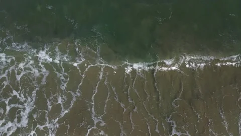 Drone caribe overhead ocean Stock Footage 166417752