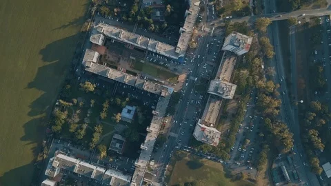 Drone case popolari Tor Bella Monaca Roma Stock-Footage 126526824