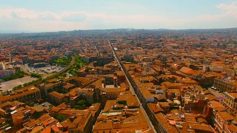 DRONE CATANIA 4K Stock Footage 84036307