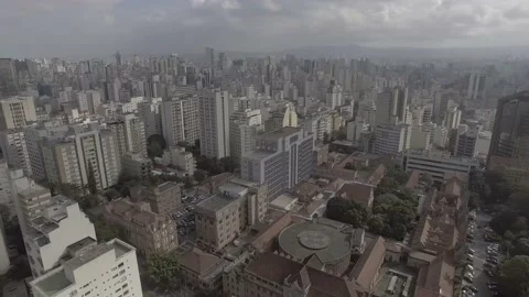 Drone centro de sao paulo Stock Footage 153549906