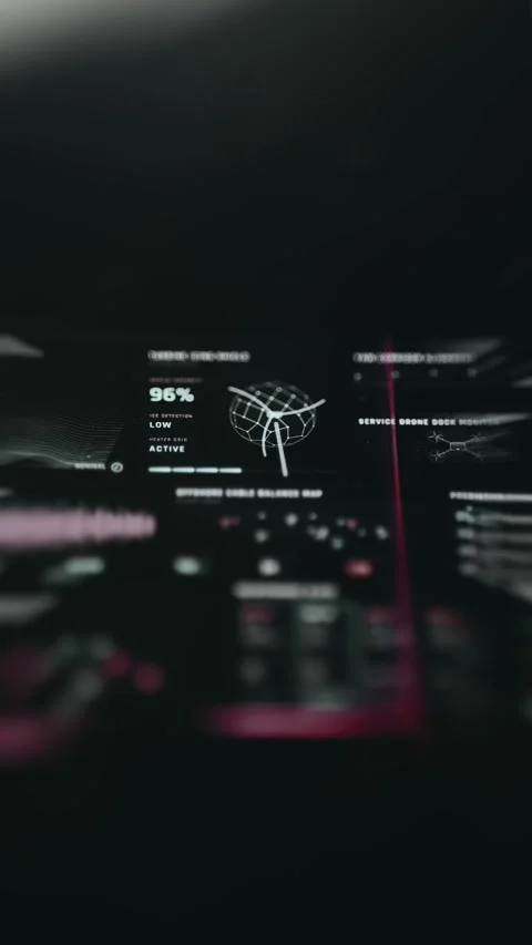 Drone Charging Status at 96 Percent Stock Footage 338403038