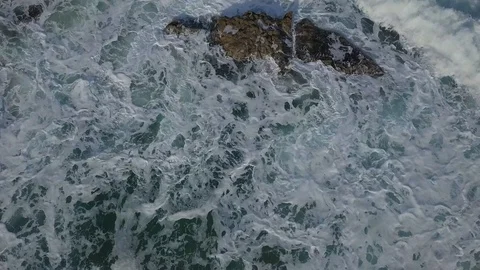 Drone on a cliff Video stock 94509775