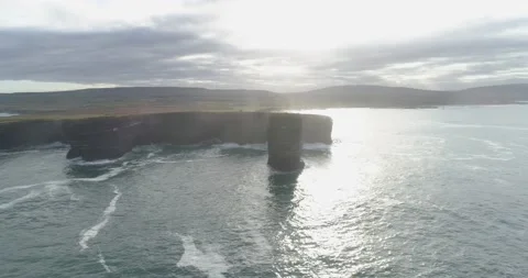 Drone Cliffs Stock Footage 134805227