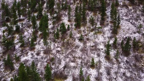 Drone Climbing the Mountains Stock Footage 166009426