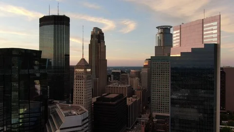 Drone Clip - Minneapolis, MN Stock Footage