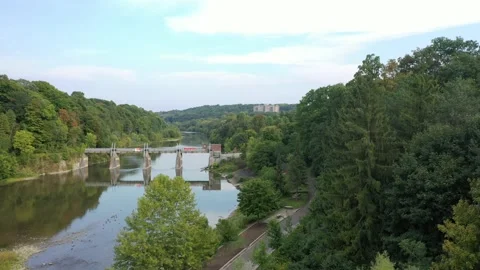 Drone clip park Stock Footage 212106465