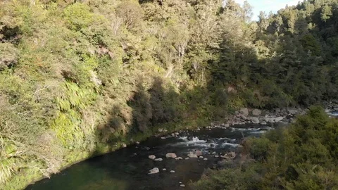 DRONE Clip of Remote River Stock Footage 109427089