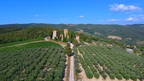 Drone clip Santa Agnese Stock Footage 114796133