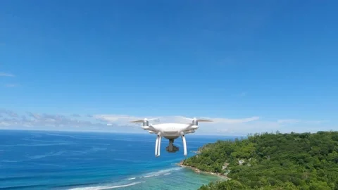 Drone close-up of white Stock Footage 155797270