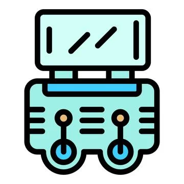 Drone control icon vector flat Stock Illustration