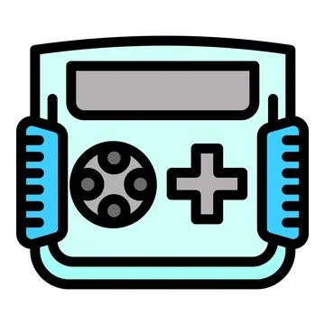 Drone control panel icon, outline style Stock Illustration
