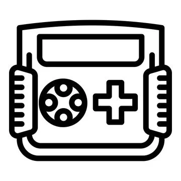 Drone control panel icon, outline style Stock Illustration