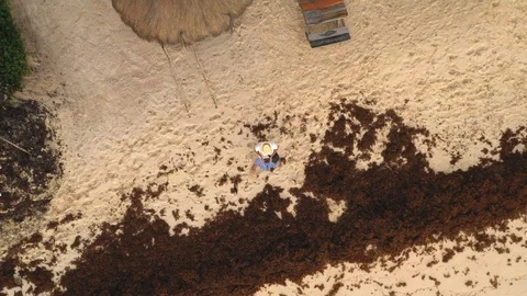 Drone Controller on the beach Video stock 102935106