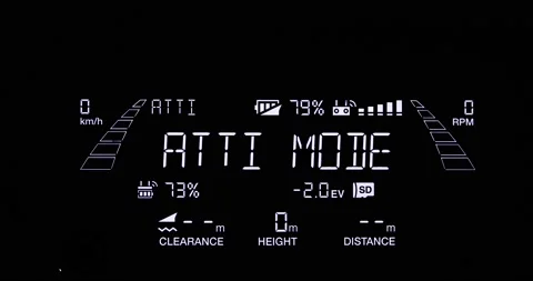 Drone controller display date screen Vidéo 156362049