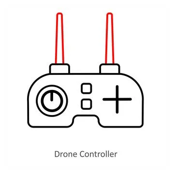 Drone controller Stock Illustration