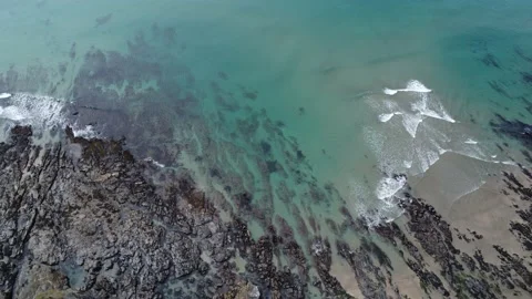 Drone Cornwall Coast Stock Footage 193388290