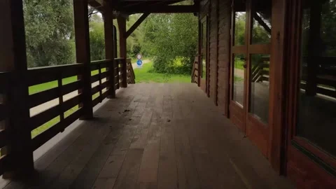 Drone crash in the hallway. Stock Footage 172136438