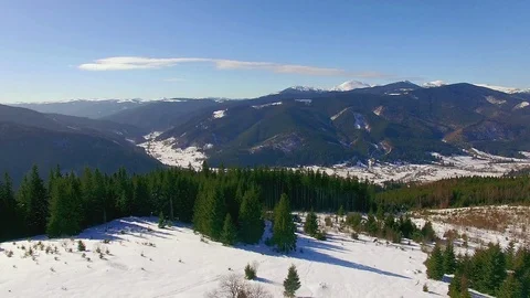 Drone crash in winter mountains Stock-Footage 103475036